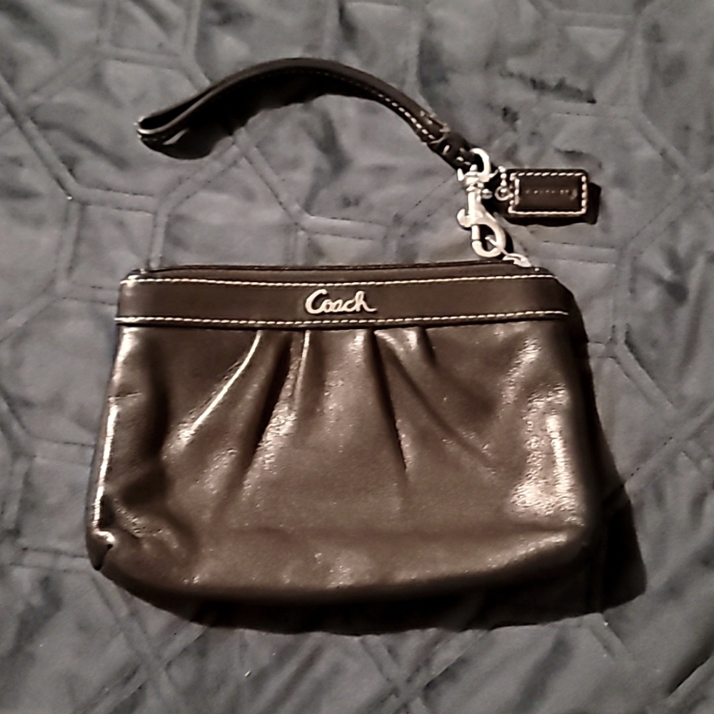 Coach wrist purse